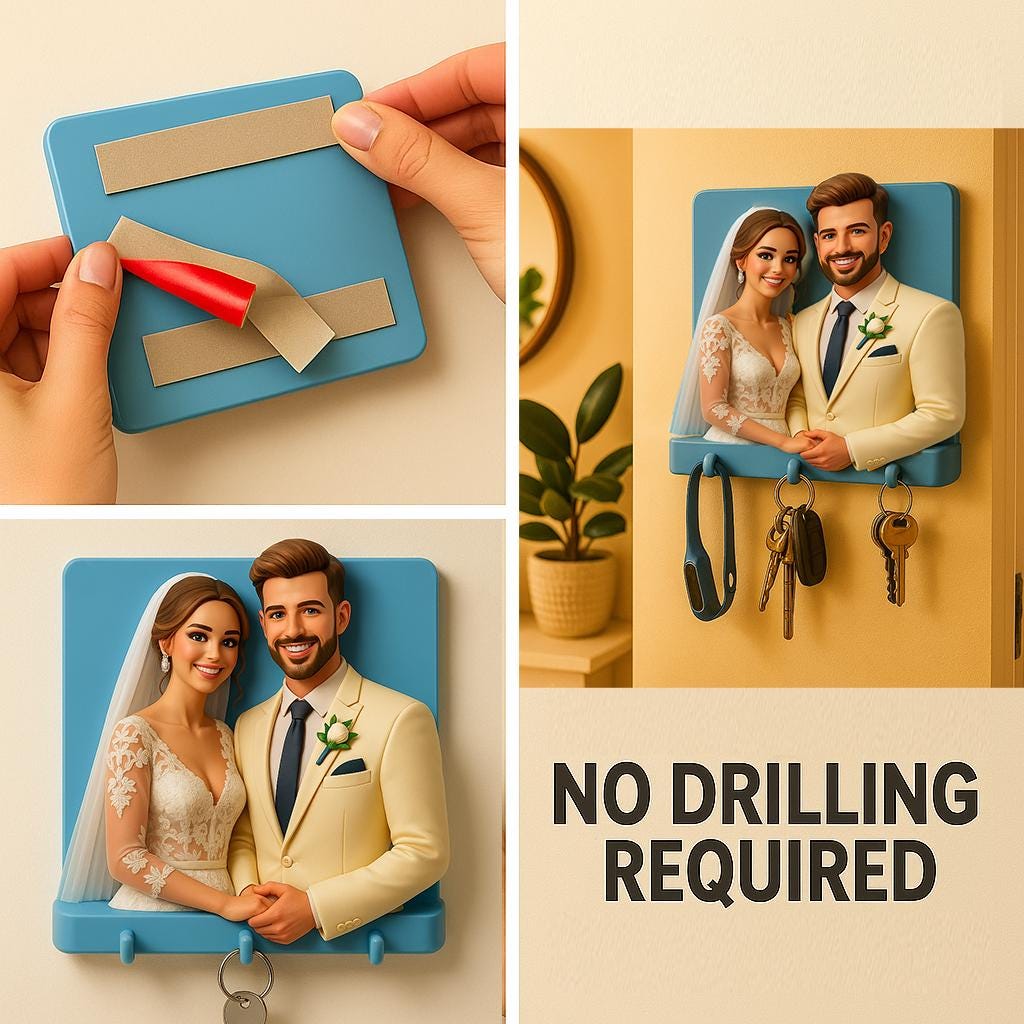 Custom 3D Graduation Keychain β Personalized Mini Figurine from Photo, Senior 2025 Gift, Handmade Polymer Clay Portrait Keyring