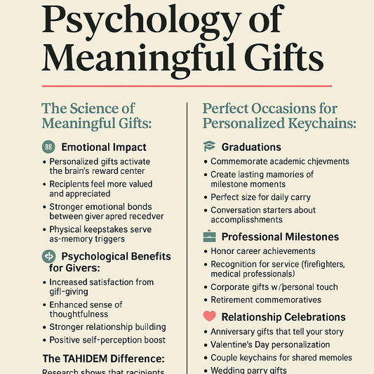 The Psychology of Gift-Giving: Why Personalized Keepsakes Create Lasting Emotional Connections