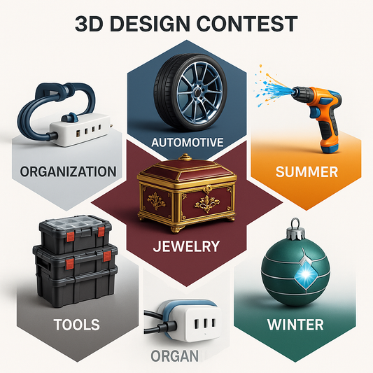 From Jewelry Boxes to Water Sprays: Exploring Popular 3D Design Contest Categories