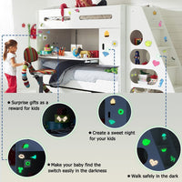 Glow in the Dark Stickers for Wall Stickers for Kids Glow in Dark Stickers for Decor Kids Bedroom Stocking Stuffers 30Pcs