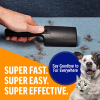 for Pet Hair - Reusable Lint Roller Pet Hair Removal Tool for Clothes, Couches, Cars and Travel - Cat Dog Hair Remover, Compact, No Sticky Refills Needed (Mini)