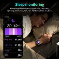 Original Men Smartwatch Flashlight Bluetooth Call Fitness Clock IP68 Waterproof Sports Men for Xiaomi Android Smart Watch 2024