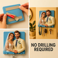 Custom 3D Graduation Keychain – Personalized Mini Figurine from Photo, Senior 2025 Gift, Handmade Polymer Clay Portrait Keyring