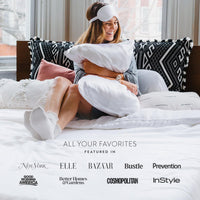 Pillow Cases - 22Mm 100% Pure Mulberry 6A Silk Pillowcase for Hair & Skin with Zipper Closure, Cooling, Natural, Organic, Double Sided Silk Pillow Case (Midnight Black, Queen 20X30 1Pc)